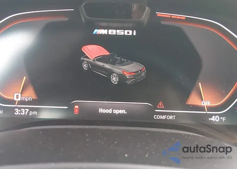 2019 BMW M850I xDrive из США, поврежденный, VIN WBAFY4C56KBX39749